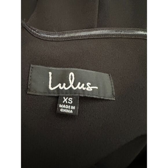 Lulus Black Strapless Jumpsuit Size XS - Picture 7 of 9